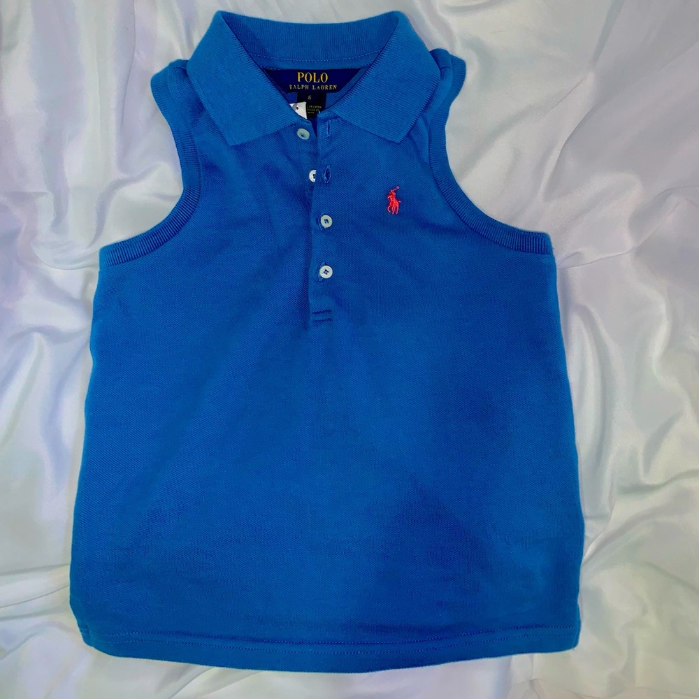 POLO collared tank